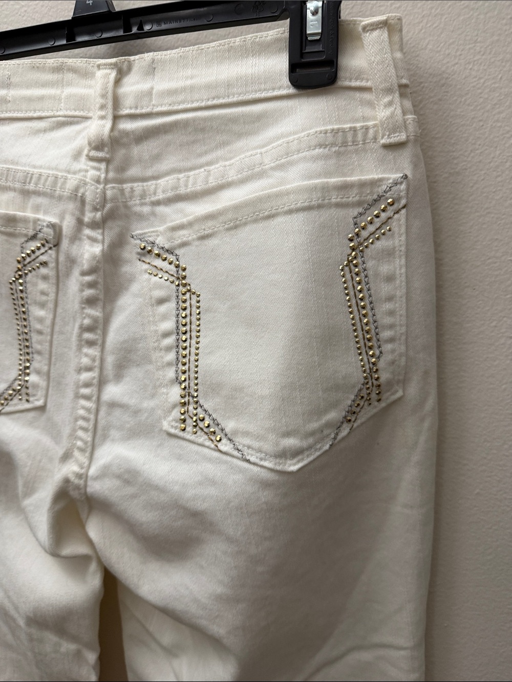 NYDJ Cream Straight-Leg Jeans - Picture 8 of 13